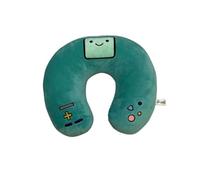 AZERISSO Adventure Time Plush Neck Pillow, Adventure Time Headrest Cartoon Memory Foam Cute Travel Neck Support Pillow 11.8" (BMO)
