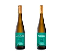 Azevedo Vinho Verde DOC 12% ABV | 2 x 75cl Bottles | 2024 Portuguese White Wine | Loureiro & Alvarinho Blend | Crisp, Zesty Citrus & Tropical Flavours | Vegan