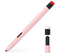 AZF Classic Design Pencil Case for Samsung Galaxy Tab S6 Lite S Pen,Comfortable Grip Non-Slip Silicone Case, Supports Magnetic Wireless Charging(Pink)