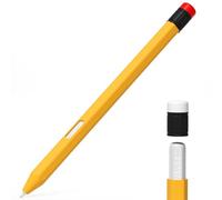 AZF Compatible with Samsung Galaxy Tab S Pen S11/S11 Ultra S Pen Case,Classic Design Silicone Protective Sleeve, Anti-Slip, Drop-Resistant Comfortable gripSupport Magnetic Charging. (Yellow)