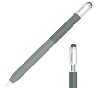 AZF iPencil Case Compatible with Apple Pencil (USB-C) Case, Gradient Color Silicone Case, Comfortable Grip Soft and Non-Slip, Support Magnetic Attachment. (Gray)