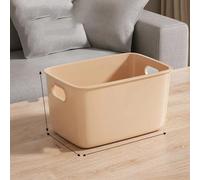 AZHABIODV Storage boxes with handles, stackable storage boxes, cosmetic storage baskets, and clothing and kitchen waste storage boxes for ordering from the bathroom.