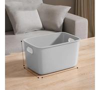 AZHABIODV Storage boxes with handles, stackable storage boxes, cosmetic storage baskets, and clothing and kitchen waste storage boxes for ordering from the bathroom.