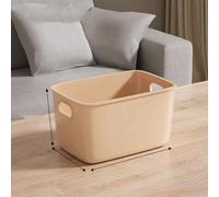 AZHABIODV Storage boxes with handles, stackable storage boxes, cosmetic storage baskets, and clothing and kitchen waste storage boxes for ordering from the bathroom.