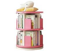 AZHANGYB Book Shelf Rotating, Modern Bookshelves 360° Revolving Bookcase, Corner Bookshelf For Living Room Study Bedroom, Bookcases Free Standing Shelves
