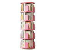 AZHANGYB Book Shelf Rotating, Modern Bookshelves 360° Revolving Bookcase, Corner Bookshelf For Living Room Study Bedroom, Bookcases Free Standing Shelves
