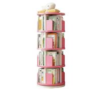 AZHANGYB Book Shelf Rotating, Modern Bookshelves 360° Revolving Bookcase, Corner Bookshelf For Living Room Study Bedroom, Bookcases Free Standing Shelves