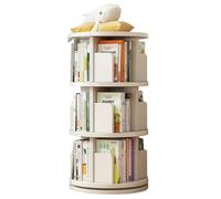 AZHANGYB Book Shelf Rotating, Modern Bookshelves 360° Revolving Bookcase, Corner Bookshelf For Living Room Study Bedroom, Bookcases Free Standing Shelves