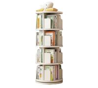 AZHANGYB Book Shelf Rotating, Modern Bookshelves 360° Revolving Bookcase, Corner Bookshelf For Living Room Study Bedroom, Bookcases Free Standing Shelves