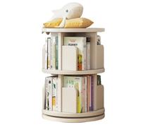 AZHANGYB Book Shelf Rotating, Modern Bookshelves 360° Revolving Bookcase, Corner Bookshelf For Living Room Study Bedroom, Bookcases Free Standing Shelves