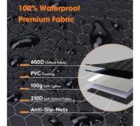 AZHAOJLI Full Coverage Pet Trunk Mat for Buick encore 2020-2021, with Enduring Antifouling Liner, Side Protection and Easy to Clean.,Black