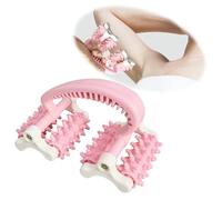Azheeuiy Fascia Blaster for Cellulite Massager，Manual Roller Trigger Points Massages Release Lymphatic Drainage, Relax Muscles Soreness for Legs/Back/ButtocksArm/Shoulder/Body (Pink)