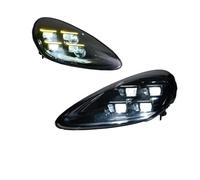AZHEYC Car LED Headlight Assemblies For Porsche For Cayenne 958 .1 2011-2014 Dual-colors DRL Turn Signal Lamp(US)