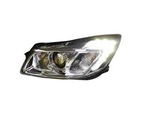 AZHEYC Headlight DRL Turn Signal Low High Beam Projector Lens For Opel For Insignia 2009 2010 2011 2012 2013(Without AFS,left)