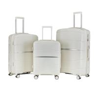 AZHKJKZH Suitcase with Wheels 3 Piece Luggage Set,Hardshell Suitcase with Spinner Wheels,Lightweight Travel Travel Luggage(B)