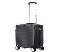 AZHKJKZH Suitcase with Wheels Underseat Luggage with Spinner Wheels Lightweight Hardshell Underseater Carry On for Airplanes Travel Luggage(C,16in)