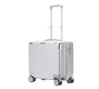 AZHKJKZH Suitcase with Wheels Underseat Luggage with Spinner Wheels Lightweight Hardshell Underseater Carry On for Airplanes Travel Luggage(A,16in)
