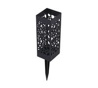 AZIDWERYQ Cemetery Vase Black Plastic Flower Holder Long Spikes Grave Markers Decorations cemetery cone vase