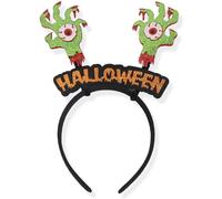 AZIDWERYQ Halloween Headband, Glitter Eyeball Hand Hair Loop, Elastic Halloween Hair Accessories for Cosplay and Photo Prop Accessories