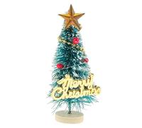 AZIDWERYQ Mini Christmas Tree 1:12 Dollhouse Miniature Christmas Tree Miniature Scene Model for Party and Dollhouse Decoration artificial green spruce