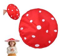 AZIDWERYQ Mushroom Hat Cosplay for Kids 16'' Whimsical Mushroom Hat Easy to Wear Fairy Costume with Elastic Band for Cosplay Stage Performances