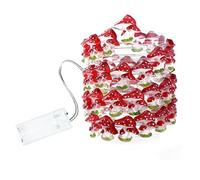 AZIDWERYQ Mushroom LED String Lights 10FT 30LEDs Fairy Lights Battery Powered Decor for Bedroom (No Battery) Bedroom String