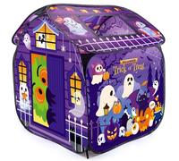 AZIDWERYQ Play Tent for Kid, Halloween Ventilative Foldable Pop-Up Toddler Playhouse with Door Flip & Top Opening, Trick or Treat Non Shrink Fade Resistant Kids Tent for Girls Boys