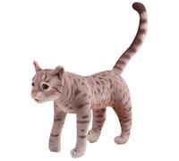 AZIDWERYQ Realistic Tabby Cat Stuffed Animals, Plush Kitten Toy, Lifelike American Shorthair Cat, Kitty Stuffed Animals Dolls for Anxiety, Women Kids Bedtime /13.7Inch lifelike