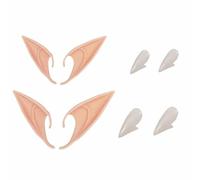 AZIDWJN 2 Pair Elf Ear, Fairy Ears, Cosplay Halloween Party Live broadcast Props, Anime Party Dress Up Costume, Masquerade Ball Elven Vampire Ears
