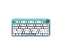 Azio IZO Wireless BT5/USB PC & Mac Mechanical Keyboard, Pre-Lubed Red Switches, Mint Daisy (IK409)