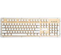 Azio Retro Classic Bluetooth (Maple) - Luxury Vintage Backlit Mechanical Keyboard (MK-RETRO-BT-W-02-US)