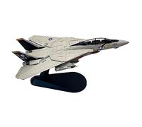 AZIZAT 1/100 F14 Tomcat Fighter Model Plane Models Metal Die-Cast Aircraft Model Plane Airplane Model for Collection Festival Gift Ornament,F14A