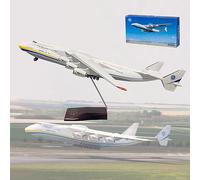 AZIZAT 16.5" 1/200 Scale Antonov AN-225 Ukrainian Aircraft Model Diecast Transport Plane for Collection Or Gift