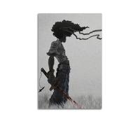 Azizat Afro Samurai Moive Poster Wall Art Decor Print Picture Paintings for Living Room Bedroom Decoration 16x24inch(40x60cm) Unframe-style