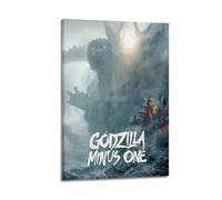 Azizat Godzilla Minus One Moive Poster Wall Art Decor Print Picture Paintings for Living Room Bedroom Decoration 08x12inch(20x30cm) Frame-style