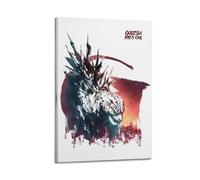 Azizat Godzilla Minus One Moive Poster Wall Art Decor Print Picture Paintings for Living Room Bedroom Decoration 12x18inch(30x45cm) Frame-style