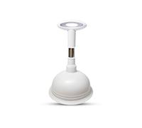 AZK 1x Powerful Suction Drain Plunger for Sinks, Bathrooms, Kitchens, Bath & Shower Drains - Soft Silicone Anti-Tear Drain Plunger Cleaner for Lawn - 16cm Big Cup size Drain Unblocker & 16cm Handle