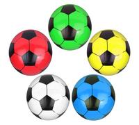 AZK Solutions PVC Plastic Football 8.5 Inch for Kids Inflatable Beach Ball Soccer - Soft Footballs for Indoor, Outdoor & Beach - Lightweight & Bouncy (Multi-Colour, 30, Count)