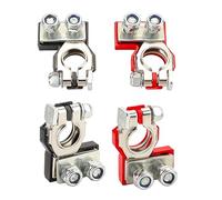 AZKEEGREY 4 Pcs Car Battery Terminals Connectors, Battery Clamps 12V 2-Way Battery Terminals,Quick Release Leisure Battery Connectors for Car,Caravan,Motorhome Battery Terminal Pair
