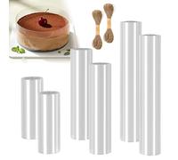 AZKEEGREY 6 Pcs Acetate Cake Collars 20 cm/15 cm/10 cm x 10 m Thickened Clear Acetate Roll Cake Edge Films for DIY Baking, Cakes Decorating, with Cakes Strips