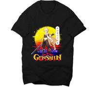 AZKvvKL A.e.t.h.e.r G.e.n.s.h.i.n I.m.p.a.c.t Anime Tshirt(Large)