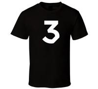 AZKvvKL Chance The Rapper 3 t-Shirt Rap Hip hop Brandon Breaux Tshirt(XX-Large)