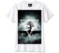 AZKvvKL T-Shirt Baum Des Lebens Tree of Life Hipster Triangle Space Galaxy(XX-Large)