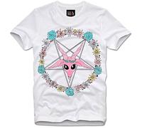 AZKvvKL T-Shirt Cute Baphomet Satan Satanic Goth Gothic(X-Large)