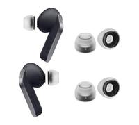 AZLA Max for Galaxy Buds 4 Pro & Galaxy Buds 3 Pro - Samsung-Certified Replacement Ear Tips, Medical Silicone Earbud Tips, Pressure-Relief Comfort & Clear Sound Filter (2 pairs) (Black, S)