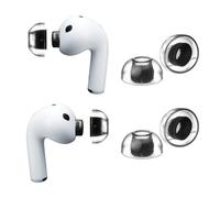 AZLA SednaEarfit Crystal 2 Ear Tips for AirPods Pro 3 - Premium German LSR Silicone Earbud Tips with Secure Fit, Comfort & Noise Isolation (2 Pairs) (L)