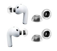 AZLA SednaEarfit MAX Ear Tips for AirPods Pro 3 - Premium One-Piece Medical Silicone Earbud Tips with Soft Fit, Enhanced Comfort & Noise Isolation (2 pairs) (ML)