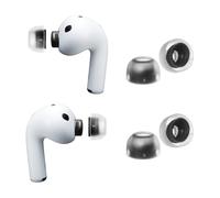 AZLA SednaEarfit MAX Ear Tips for AirPods Pro 3 - Premium One-Piece Medical Silicone Earbud Tips with Soft Fit, Enhanced Comfort & Noise Isolation (2 pairs) (S)
