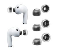 AZLA SednaEarfit MAX Ear Tips for AirPods Pro 3 - Premium One-Piece Medical Silicone Earbud Tips with Soft Fit, Enhanced Comfort & Noise Isolation (3 pairs) (SS/S/MS)