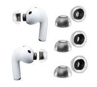 AZLA SednaEarfit MAX Ear Tips for AirPods Pro 3 - Premium One-Piece Medical Silicone Earbud Tips with Soft Fit, Enhanced Comfort & Noise Isolation (3 pairs) (MS/M/ML)